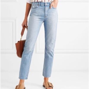 Madewell 100% Cotton Light Wash High Rise The Perfect Summer Jean